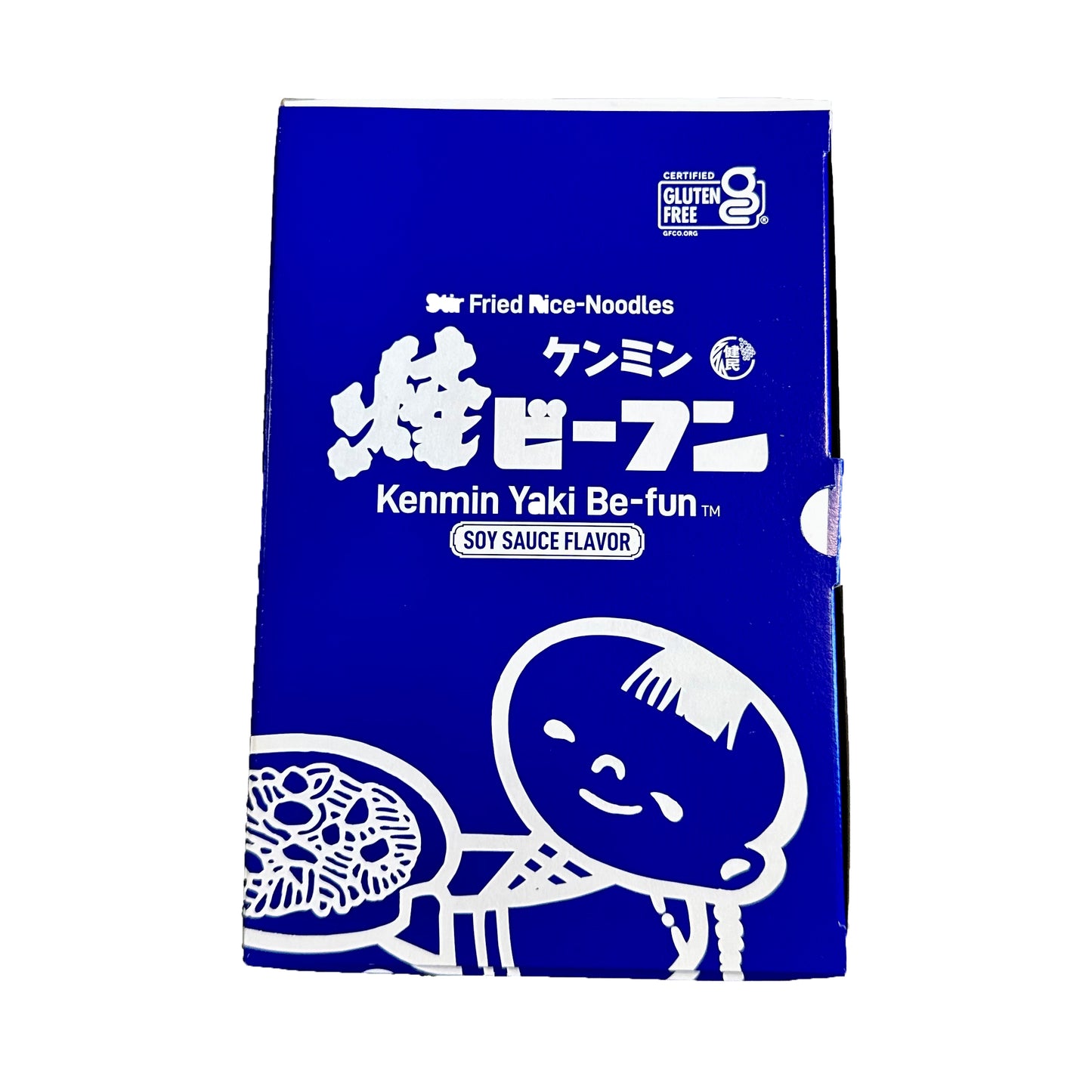 Kenmin Yaki Be-fun Stir Fried Rice Noodles 2.29oz (65g) Pack of 10